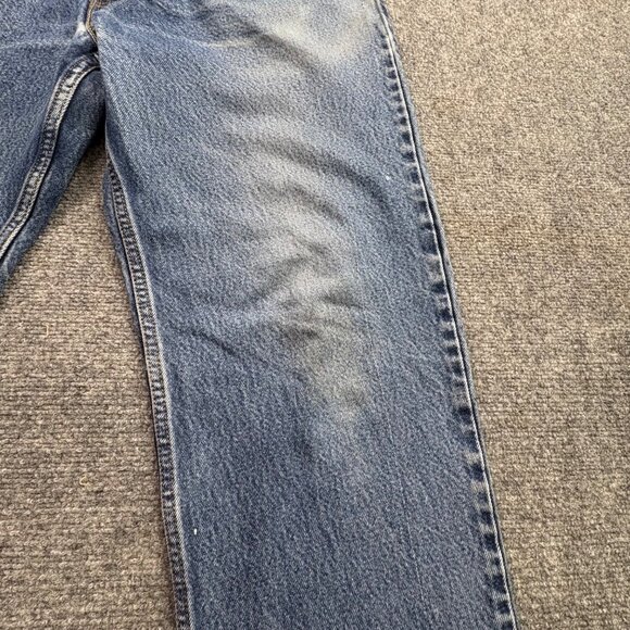 Levis 550 Jeans Mens 36x24 Blue Relaxed Fit Baggy Distressed Paint Splatter - Picture 7 of 16